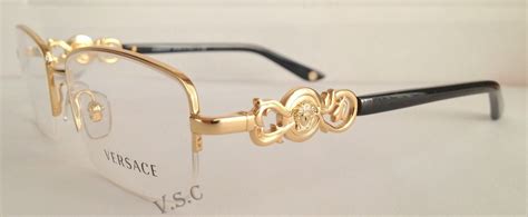 versace mens prescription frames|versace rimless eyeglass frames.